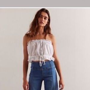NWOT Free People Wistful Daydream Tube Top